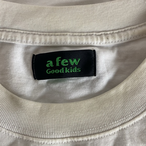 STAINED A FEW GOOD KIDS Logo Print Crew Neck Long Sleeve Tee size XL - Picture 6 of 13